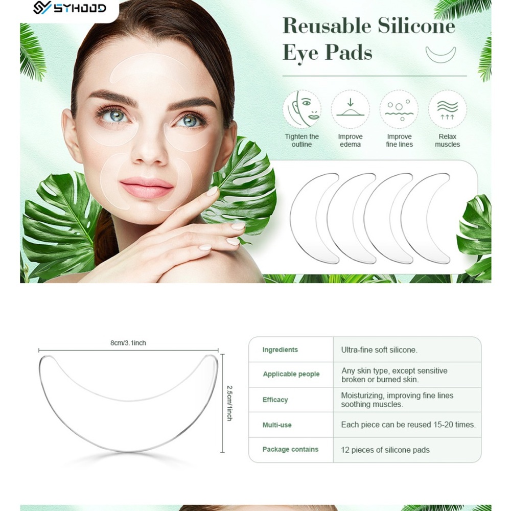 Silicone Eye Patches | 12 Piece